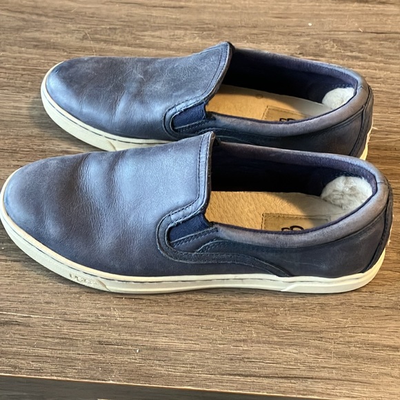 UGG FIERCE leather blue slip on - Picture 3 of 8